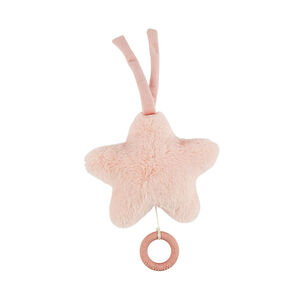 Peluche musicale étoile FanFan rose 