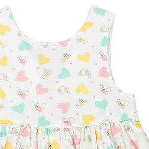 Top volanté avec dos fantaisie pour bébé fille 