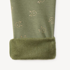 Legging fille doublé en sherpa 