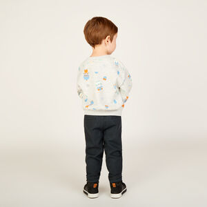 Sweat molleton oversize imprimé ski pour bébé garçon 