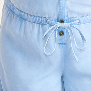 Combinaison longue en sergé effet jean pour femme enceinte et allaitante 