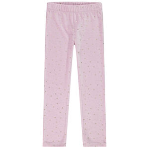 Pyjama 2 pièces en velours avec print licorne fille 