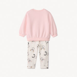 Ensemble Sweat + jogging Stitch Disney pour bébé fille  