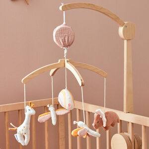 Mobile musical en bois Popsie, Gigi & Louli 