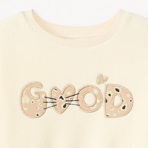 Sweat polaire oversize pour bébé fille 