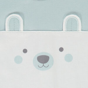 Ensemble court 2 pièces en éponge motif ourson pour bébé garçon 