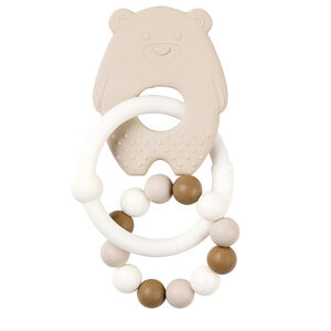 Anneau de dentition silicone Perle Ours Argile 
