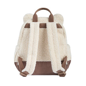 Sac à dos isotherme en bouclettes Roi des Forêts beige 