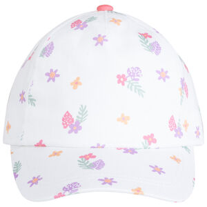 Casquette imprimé fleuri pour bébé fille 