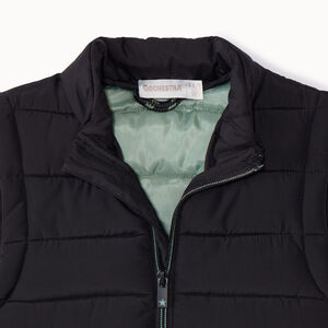 Doudoune sans manches matelassée unie pour garçon 