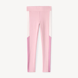 Legging fille effet colorblock 