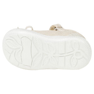 Babies dorées effet fantaisie avec noeud  