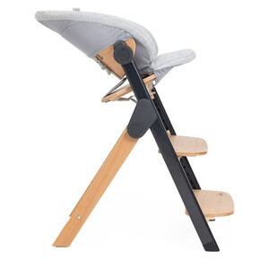 Chaise haute Meraviglia évolutive & règlable Ebony 