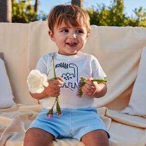 T-shirt manches courtes print animaux pour bébé garçon 