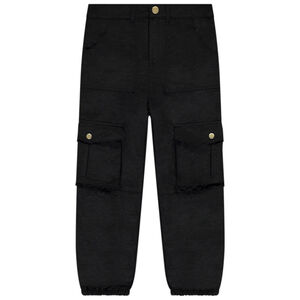 Pantalon cargo en toile parachute pour fille 