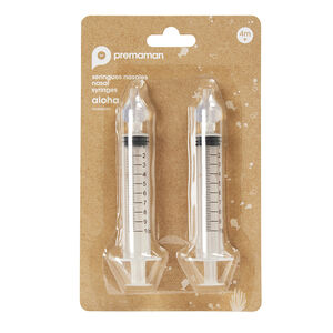 Lot de 2 seringues nasales 
