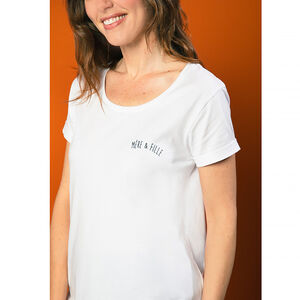 T-shirt manches courtes mère et fille pour femme 