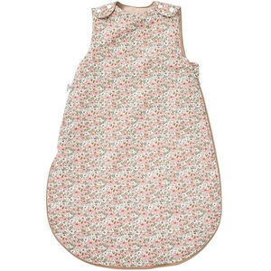 Gigoteuse sans manches coton impr. Afternoon tea - Liberty beige 0/6 mois  