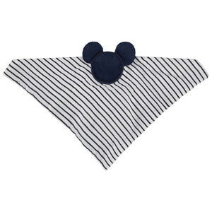 Doudou mouchoir rayé Mickey Disney pour bébé garçon 