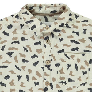 Chemise manches longues imprimé tacheté pour garçon 