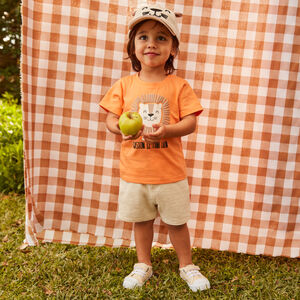 T-shirt manches longues print Lion pour bébé garçon 