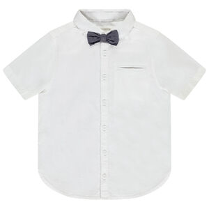 Chemise manches courtes avec nœud papillon pour garçon  