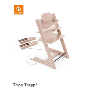 Baby Set² pour chaise haute Tripp Trapp rose poudré 