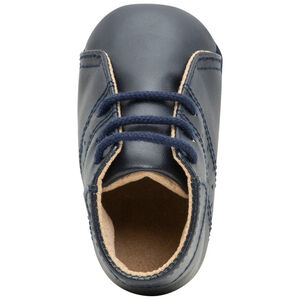 Bottillons souples effet cuir à lacets 