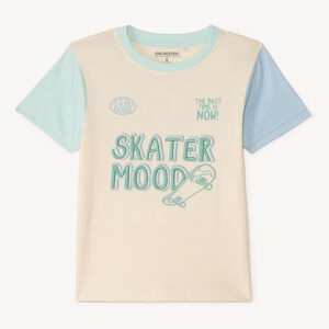 T-shirt manches courtes brodé 3D pour garçon 