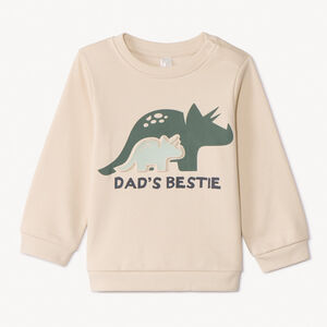 Sweat molleton avec print en relief pour bébé garçon 