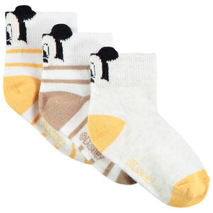 Lot de 3 paires de chaussettes courtes Mickey Disney 