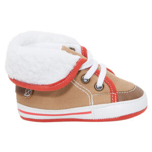 Baskets souples à lacets avec fausse fourrure 