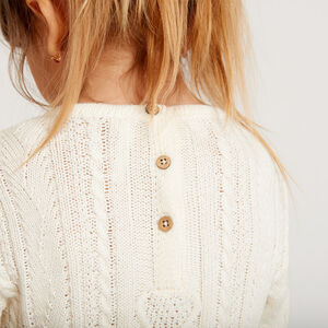 Robe effet 2 en 1 bu-matière fantaisie pour bébé fille  