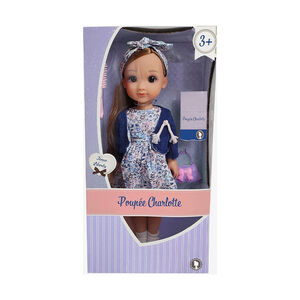 Poupée Charlotte 35cm imprimé liberty 