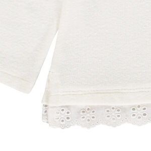 T-shirt manches longues à message pour bébé fille 