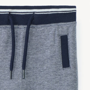 Jogging piqué effet chiné pour bébé garçon 