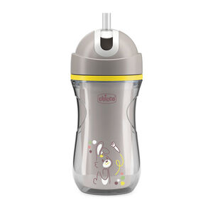 TASSE A PAILLE DE SPORT GRIS 14M+ 