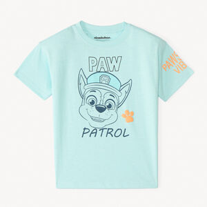 T-shirt manches courtes print Chase de la Pat'Patrouille pour garçon 