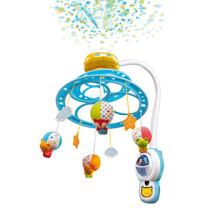AmyBenton Mobile Musical bébé - Mobile pour Lit Bébé avec Lumières et  Musique, Projecteur, Fonction de Temporisation - Cadeau pour Nouveau Née