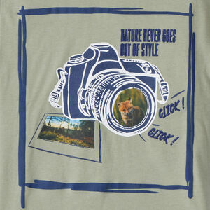 T-shirt manches courtes photoprint renard pour garçon 