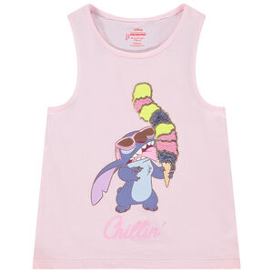 Débardeur Stitch Disney avec sequins pour fille 