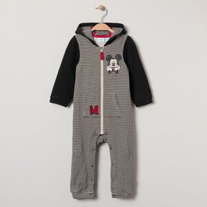 Combinaison en maille à rayures et print Mickey Disney 