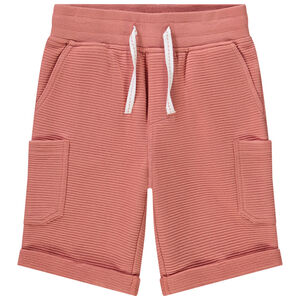 Bermuda molletonné à poches plaquées pour garçon 