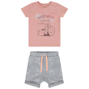 Ensemble t-shirt + bermuda imprimé Winnie Disney pour bébé garçon 