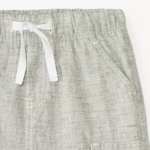 Bermuda style cargo uni en toile pour bébé garçon 