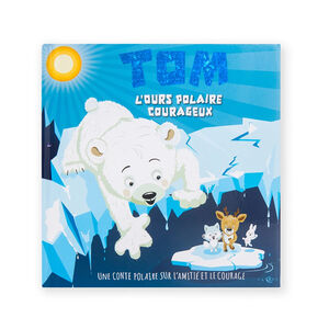 Livre personnalisé Tom l'ours polaire courageux 