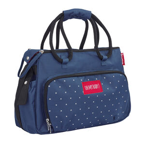 Sac à langer Boho - Bleu foncé 