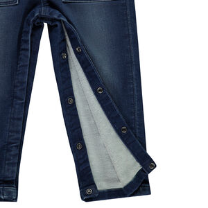 Salopette longue effet jean pour bébé garçon 