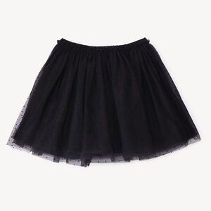 Jupe en tulle plumetis uni fille 