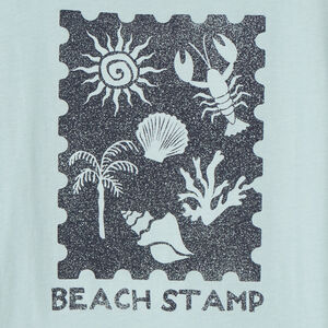 T-shirt manches courtes print fantaisie garçon 